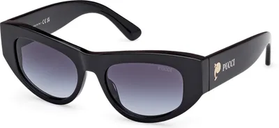 Image de Pucci EP0228 01W shiny black 52/18/140 Lunettes de soleil pour femmes