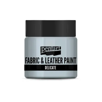 Obrázok produktu pre PENTART Jemná farba na textil a kožu, 50 ml, modrastá strieborná
