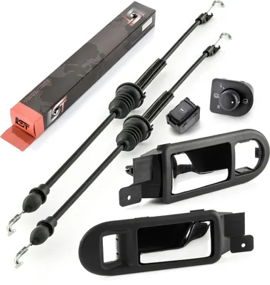 Produktbild von Set Türöffner Griff Spiegelschalter Fensterheber Bowdenzug für VW Bora Golf IV 4