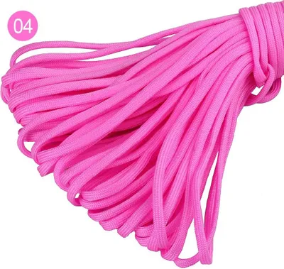 Produktbild von 10m Farbe-4 pink MicroCord Paracord Schnüre Nylonleine 2 mm