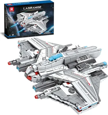 Produktbild von Bausteine Reobrix 787 Raumschiff Flugzeug MOC Klemmbausteine 846 Teile