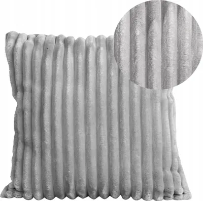 Produktbild von Geronimo | Dekokissen - Grau - 45x45 cm - Doppelseitig - Maschinenwaschbar - Abnehmbarer Bezug - Antiallergisch - SOFTLY
