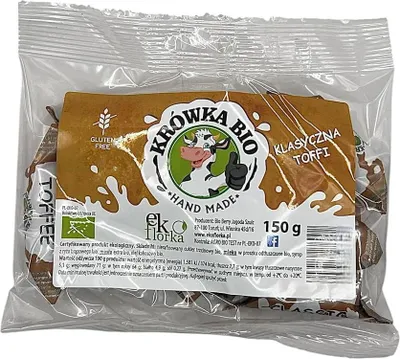 KRÓWKI KLASYCZNE O SMAKU TOFFI BEZGLUTENOWE BIO 150 g - EKOFLORKA