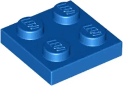 Obrázok produktu pre Lego® 2x2 dosky 3022 - 1 kus modrá