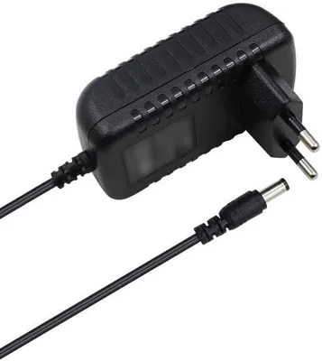 Productafbeelding van Netstroom Adapter - Oplader Vervanging - Apparaat Voeden - Kortsluiting Bescherming - 12V - Zwart