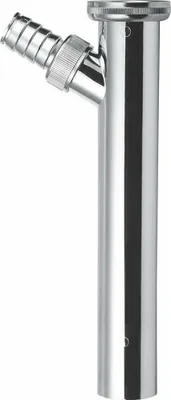 Zdjęcie produktu dla Przedłużka z odgałęzieniem 5/4", odpływ 32 mm, długość 200 mm, chrom
