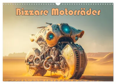 Produktbild von Bizzare Motorräder (Wandkalender 2027 DIN A3 quer), CALVENDO Monatskalender
