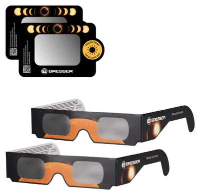 Produktbild von Bresser 2x Sonnenfilter für Smartphone Kameras mit 2x Sonnenfinsternis Brillen EN ISO 12312 2
