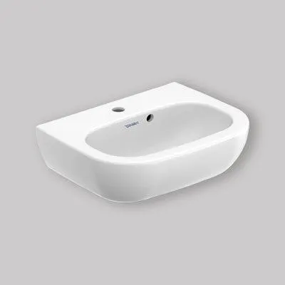 Immagine prodotto di Duravit D-Code lave-mains, avec trou pour robinet, avec trop-plein, 450x340x145mm, blanc brillant, 0705450000, 0705450000
