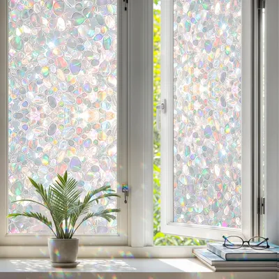 Produktbild von Fensterfolie mit Kieselsteindruck, 60 x 200 cm