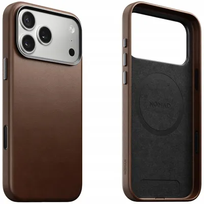 Zdjęcie produktu dla Nomad Traditional Leather Case - Brązowy skórzany pokrowiec na iPhone 17 Pro (6.3")