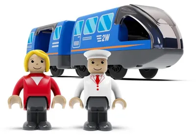 Obrázek produktu pro 2Kids Toys Elektrický městský vlak modrý
