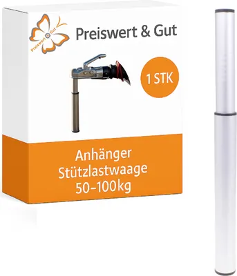 Produktbild von Deichselwaage aus Aluminium für Anhänger 50 - 100 kg inkl. Standfuß