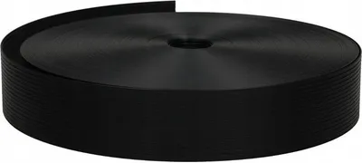 Produktbild von Sellon24® PVC Sichtschutzstreifen Doppelstabmatten Zaun 50m x 4,75 cm Schwarz Sichtschutz Windschutz Garten Gartenzaun 1200g/m²