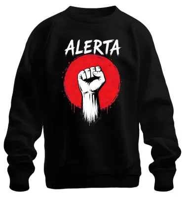 Productafbeelding van Alerta Faust Revolution Protest Trui, zwart, maat L