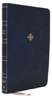 Produktbild von Nkjv, Thinline Reference Bible, Large Print, Leathersoft, Blue, Red Letter Edition, Comfort Print