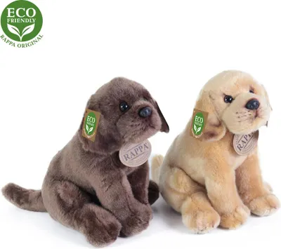 Obrázok produktu pre Plyšový labrador sediaci pes 20 cm ECO-FRIENDLY (8590687183247)