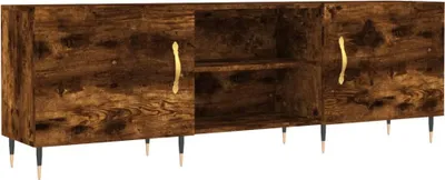 Obrázek produktu pro vidaXL TV skříňka kouřový dub 150x30x50 cm odvozený výrobek ze dřeva