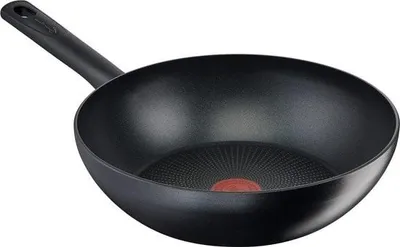 Produktbild von Grüne Wokpfanne aus 100 % recyceltem Aluminium, Ø 28 cm – Antihaftbeschichtung – geeignet für Induktions- und Gasherde – kratzfest – ergonomischer Griff