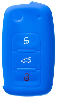 Immagine prodotto di Custodia Per Chiavi In Silicone Vw Skoda Seat Blu