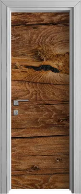 Produktbild von Tür Selbstklebende 70x210 cm Türfolie Türtapete Klebefolie - Holz braun Material