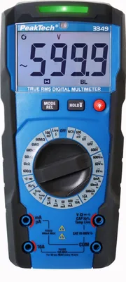 Obrázok produktu pre Digitálny multimeter PeakTech P3349 6000 počtov 600V True RMS Man. Range