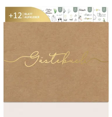 Image de Gästebuch - Ringbuch mit Hardcover - Für Feierlichkeiten und Anlässe