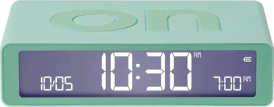 Lexon LR157M1 Digital-Wecker Flip Classic Minzgrün 1