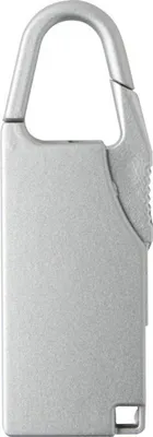 Produktbild von Floso - "Lucchetto" Gepäckschloss, Reise PF4993 (Einheitsgröße) (Silber)