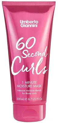 Productafbeelding van Umberto Giannini Masker, Umberto Giannini 60Sec. Curl Moisture Mask, 210 gram