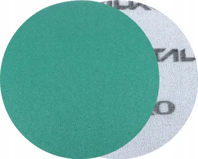 Produktbild von ITALKO Schleifscheiben 125mm P180 ohne Loch Klett Schleifpapier auf Folie für Exzenterschleifer – 50 Stück