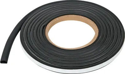 Obrázek produktu pro Gumičkovaná těsnící lišta, univerzální, pro ochranu dveří, délka 310 cm, rozměry 10 x 6 mm