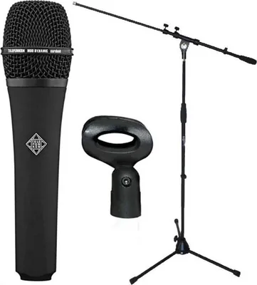 Produktbild von Telefunken M80 Black Mikrofon mit Mikrofonständer