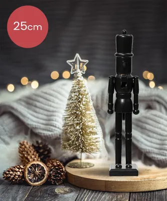 Produktbild von Nussknacker schwarz - 100%- 25CM