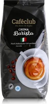 Produktbild von Cafeclub Crema Barista Kaffeebohnen 1kg - Für Kaffeevollautomaten (1er Pack)