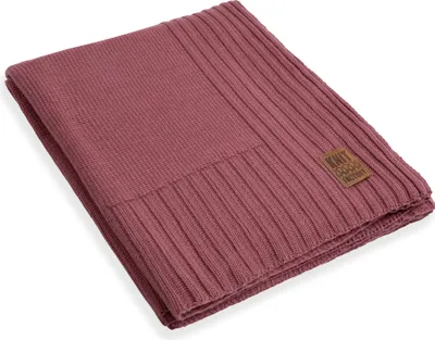 Produktbild von Knit Factory Uni Plaid XL - Stone Red - 195x225 cm