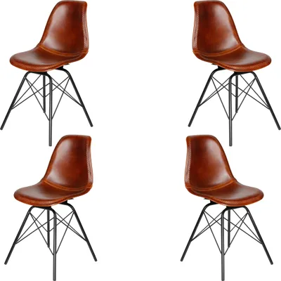 Produktbild von Stuhl Esszimmerstuhl Leder Stuhl Stühle