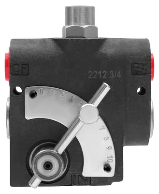 Produktbild von Hydraulisches Absperrventil – Einstellbares, variables Durchflussregelventil