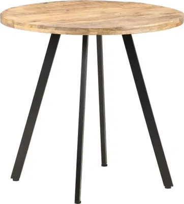 Produktbild von Maison Exclusive - Esstisch 80 cm Raues Mangoholz