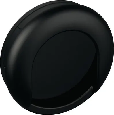 Produktbild von HEWI Einlassmuschel 535MLB PA ma 90 tiefschwarz L.75mm B.75mm - 535.75MLB 90
