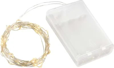 Obrázek produktu pro Linder Exclusiv Vánoční řetěz na baterie 50 LED Teplá bílá