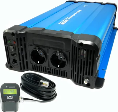Produktbild von Spannungswandler FS3000DR 12V zu 230V 3000 Watt reiner Sinus mit Fernbedienung