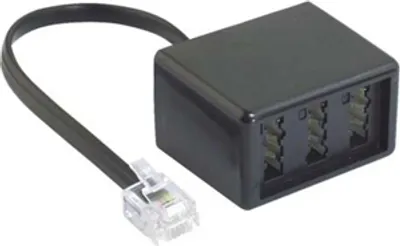 Produktbild von shiverpeaks BASIC-S Telefonkabel schwarz 0,2 m