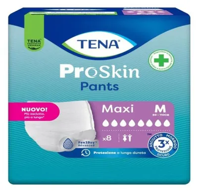 Immagine prodotto di Pannolone A Mutandina Tena Pants Maxi M 8 Pezzi