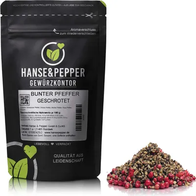 Produktbild von 250g Bunter Pfeffer - Geschrotet