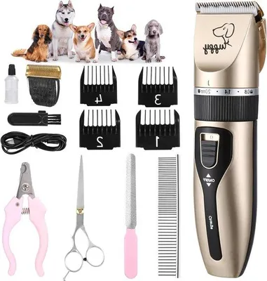 Image de Tondeuses professionnelles pour animaux de compagnie - Tondeuse silencieuse rechargeable pour chiens et chats