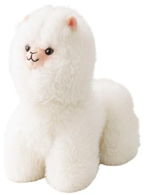 Produktbild von Lean Plüsch-Maskottchen Huggable Lama Weiß 40 X 40Cm
