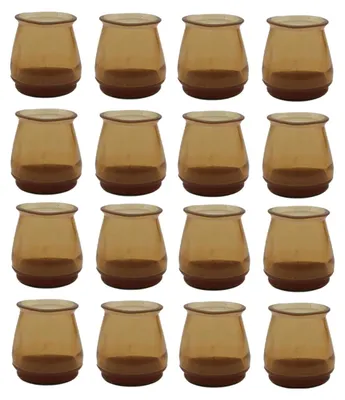 Obrázek produktu pro Podložky pod nohy židlí, silikonové a vlněné, 16 kusů