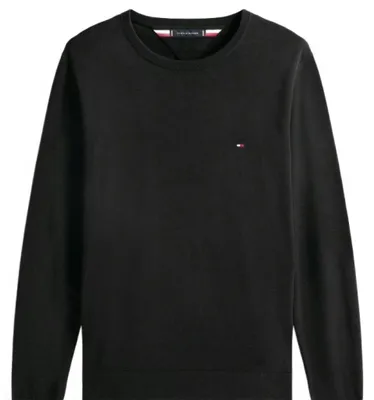 Zdjęcie produktu dla Tommy Hilfiger 8720637766057, Dorosły, Męski, Bluza, Granatowy (marynarski), Niebieski, Wycięcie pod szyją, Długi rękaw
