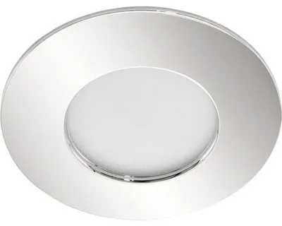 Produktbild von Briloner LED Einbauspot dimmbar per Schalter schwenkbar Chrom – 230V, 30 mm flach Einbaustrahler Chrom glänzend Durchmesser: 82 mm Höhe / Einbautiefe: